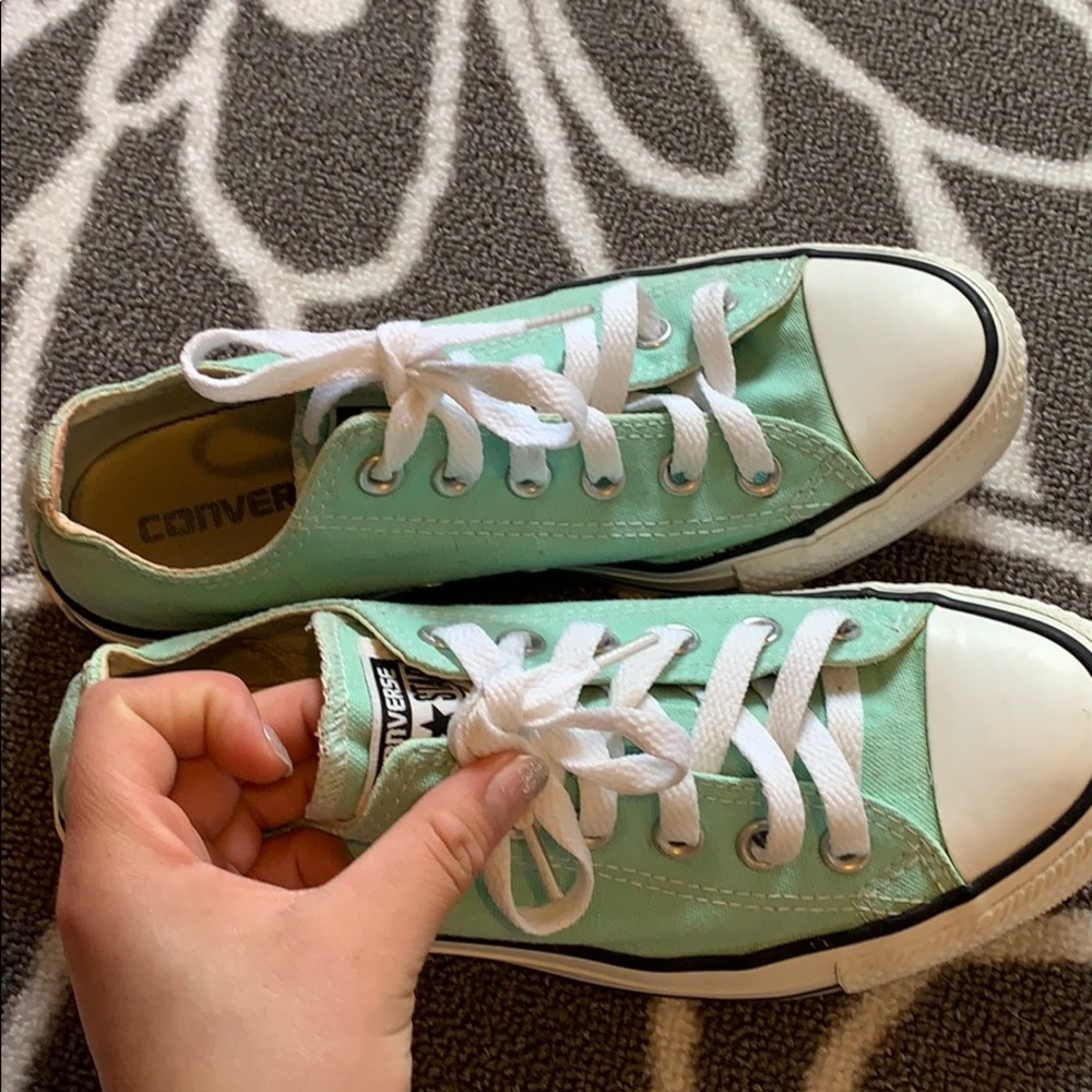 Teal converse